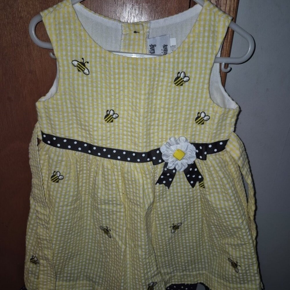 COUNTING DAISIES Toddler Girl’s Bee Sundress size 3T